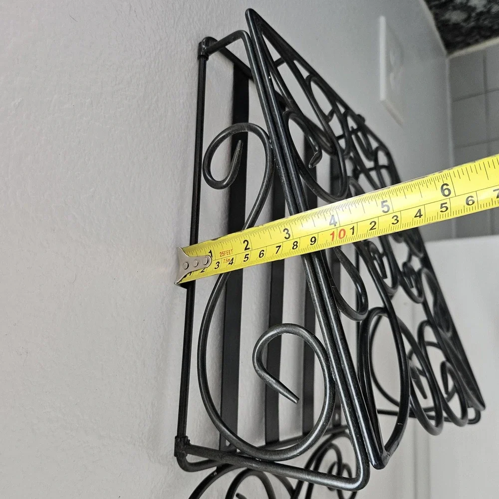 Southern‎ Living at Home Estate metal wall hanging organizer black ornate